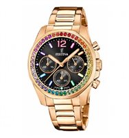 Orologio Festina Donna Boyfriend in Acciaio placcato oro rosa F20639/3 - F20639/3